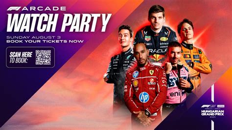 OFFICIAL F1® ARCADE BUDAPEST WATCH PARTY, F1 Arcade Boston, 3 August ...