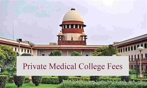 Govt Fee for 50 percent MBBS seats in Private medical colleges ...