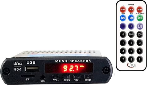 Ephemeral (Single IC) One for All Bluetooth Mini Car MP3 Player with FM ...