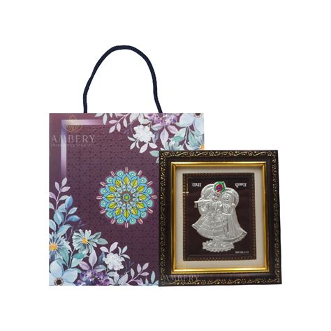 Buy quality Radhekrishna Silver Foil Frame in Rajkot