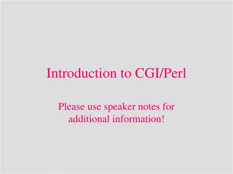Image result for CGI Perl Script