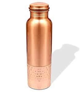 Kuber Industries Copper Round Hammered Design Water Bottle For Home ...