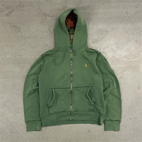Polo Ralph Lauren Big & Tall Men's Green Hoodie | Depop