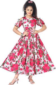 Laraib Fashion Girls Calf Length Casual Dress Price in India - Buy ...