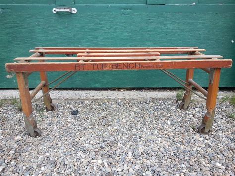 VINTAGE Clothes Washing Washer Wooden Folding BT TUB BENCH 1923 ...