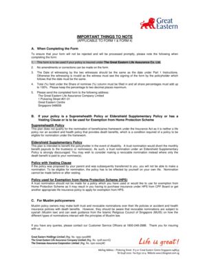 Fillable Online GE Form 1 - Great Eastern Life Fax Email Print - pdfFiller