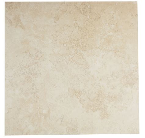 Castle Travertine Cream Stone Effect Ceramic Wall & Floor Tile, Pack of ...
