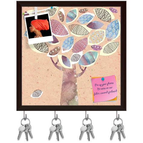 ArtzFolio Abstract Decorative Tree Fall Key Holder Hooks | Notice Pin ...