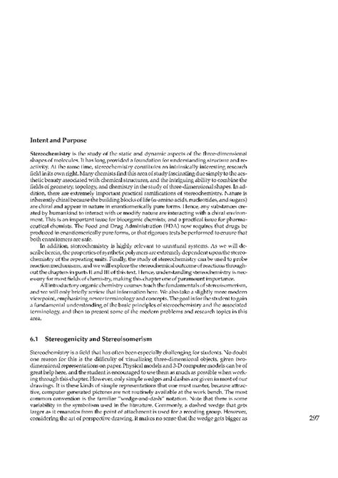 Stereochemistry - organic chemistry - Studocu