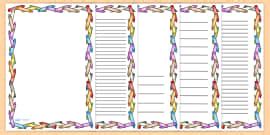 Colourful Page Borders: Multicolour