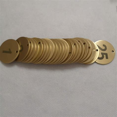 Numbered Brass Tags with Key Rings – Streetsoul Online