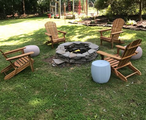 Adirondack Chairs Around Fire Pit at Ardella Reese blog