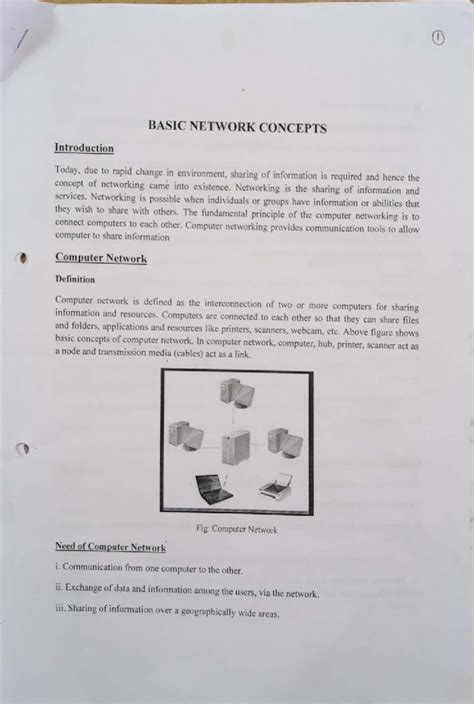 CNS 101: Basic Network Concepts - Unit 1 Overview - Studocu