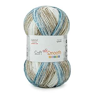 Ganga Soft N Smooth Ombre Intelligent DK Weight Yarn with Super Soft ...