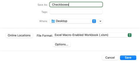Checkboxes Excel VBA 的图像结果