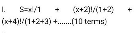 Do the serise program - Brainly.in