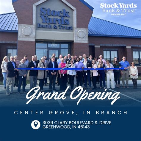 Stock Yards Bank opens sixth branch in Center Grove, Indiana | C2 ...