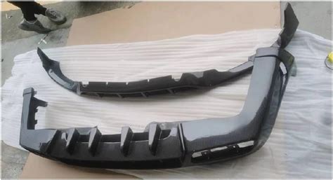 Buy HERMJ Front Lip Bumper, Real Carbon Fiber Front Bumper Lip Rear ...