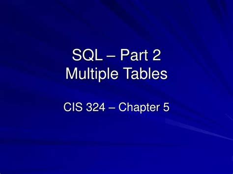 SQL View Multiple Tables 的图像结果