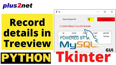 Python Tkiter TreeView SQL Record Update 的图像结果
