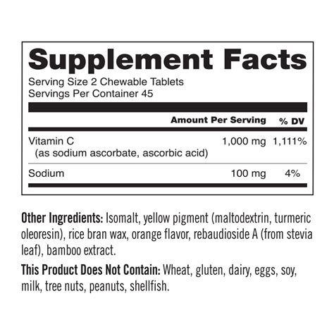 Chewable Vitamin C - 1000 mg | NATUREWISE - NatureWise