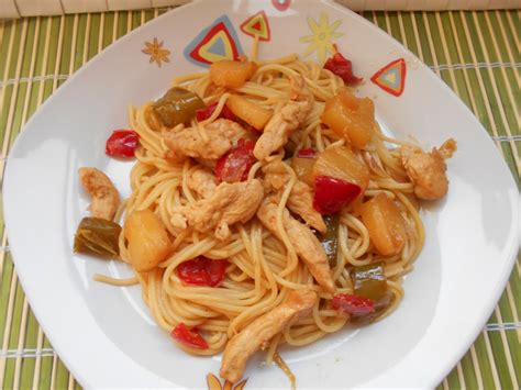 Receta De Spaghetti Con Pollo Y Verduras - Noticias de Pollo