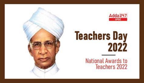 Teachers Day 2022: National Awards to Teachers 2022
