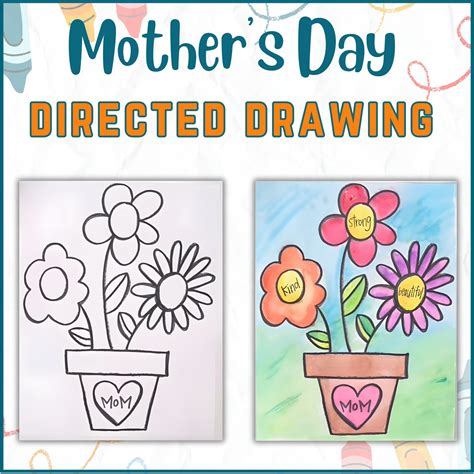 Easy Flower Directed Drawing at Tara Brothers blog