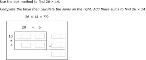 Box Method Math 4th Grade Multiplication 的图像结果