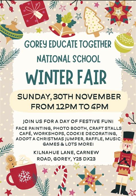 Gorey Educate Together Winter Fair, Kilnahue Lane, Carnew Road, Gorey ...