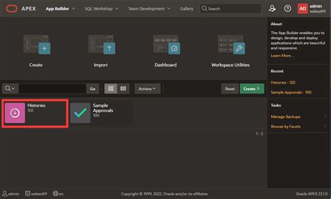Image result for Oracle Apex Free Workspace Tutorial