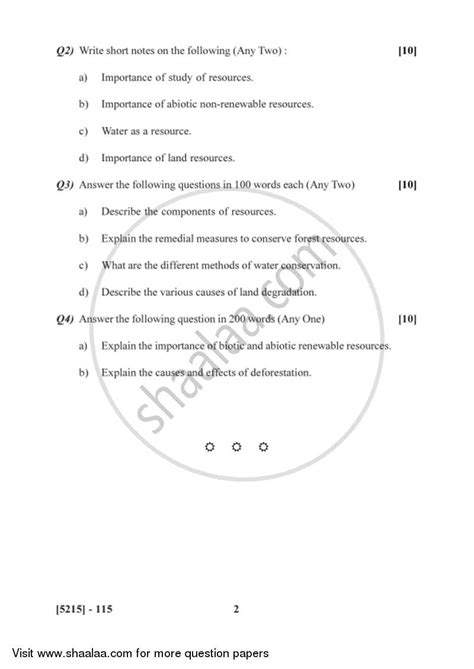 Geography of Resources 1 2017-2018 B.Sc Geography Semester 3 (SYBSc ...