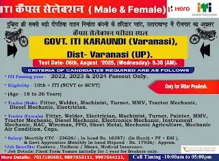 Hero MotoCorp ITI Campus Selection 2025 – Apply in UP Now! | Male ...