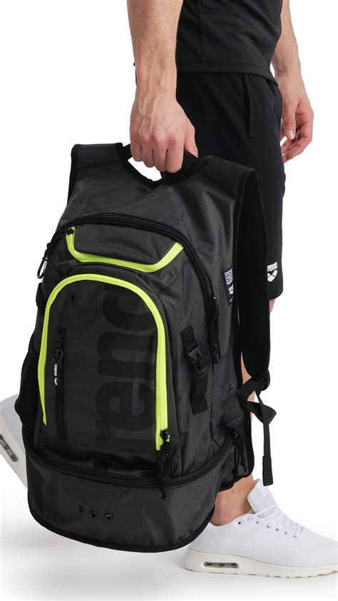 Arena Fastpack 3.0 Backpack | Dark Smoke Neon Yellow – Achivr