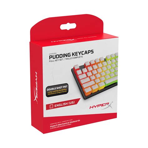 Buy HyperX Pudding Keycaps - Double PBT Keycap Set with Translucent ...