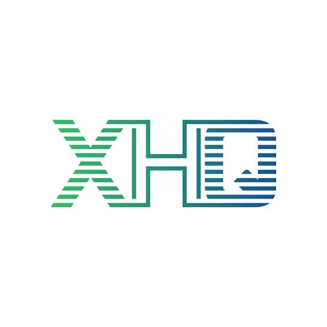 Modern xhq logo design letter xhq minimalist professional and versatile ...