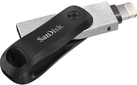 SanDisk iXpand Flash Drive Go 128GB USB 3.0 Type-A to Apple Lightning ...