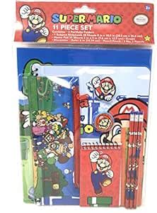 Super Mario School Stationary Set 11pc Value Pack : Amazon.in: Office ...