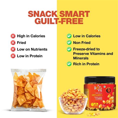 Buy Fiery Peri-Peri Freeze-Dried Corns Snacks | Bonvie Snacks