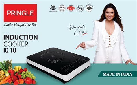 Buy Pringle IC 10 Induction Cooktop - 2000W, White & Black with Feather ...