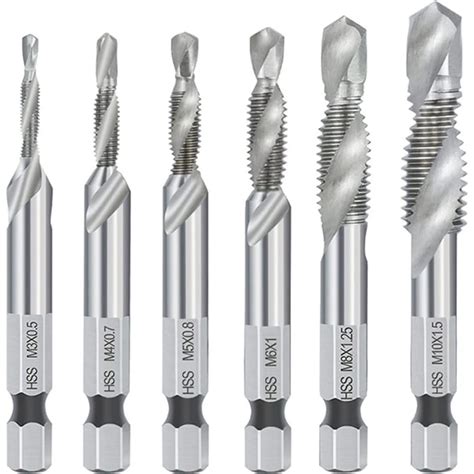 Cute Critters 6pcs/Set Quick-Change Combined Hand Tap Drill Hex Shank ...