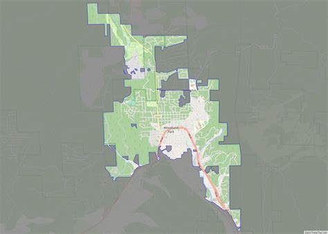 Map of Woodland Park city, Colorado - Thong Thai Real