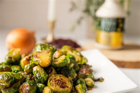 Maple Glazed Brussels Sprouts - Golden Blossom Honey