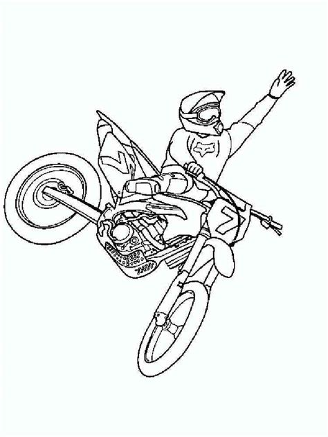 Dirtbikes - Free Coloring Pages