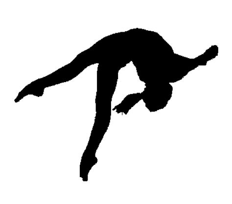 Gymnastics Silhouette Split Clip art - gymnastics png download - 1364* ...