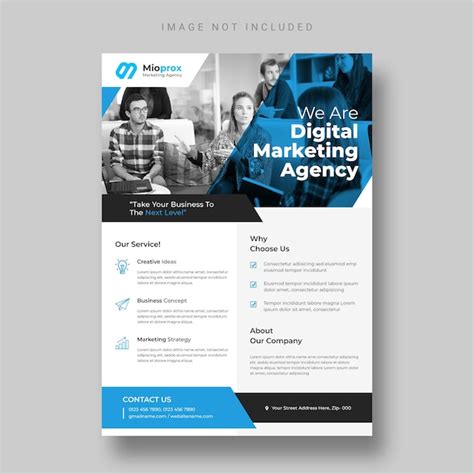 Modern business flyer template | Free PSD
