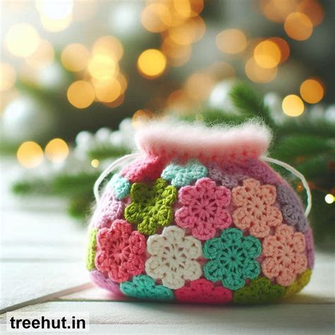 Christmas Crochet Pouch Ideas, patterns and how to make them, Christmas ...