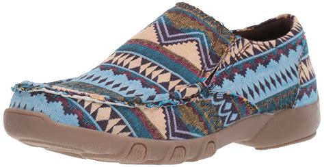 Buy ROPER Women's Johnnie Driving Style Loafer, Blue, 10.5 D US at ...