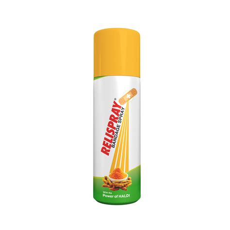 Relispray Bandage Spray | Liquid bandage Spray | Haldi wound spray ...