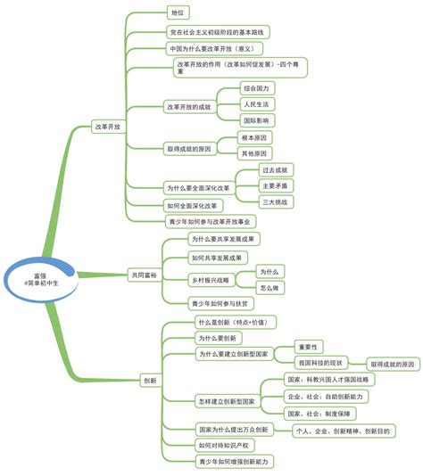 初中道德与法治思维导图_思维导图_网校一点通